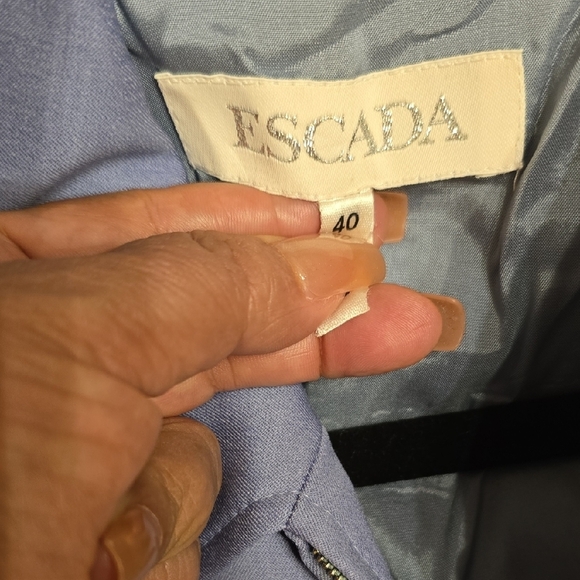 Escada Blue Women's Blazer. Virgen Wool. - Picture 2 of 13